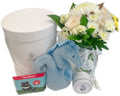 BLUE COASTAL CUDDLES HAMPER from Coastal Blooms Penguin