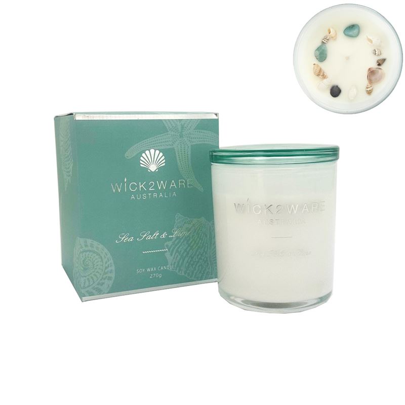 SEA SALT & LIME SOY CANDLE